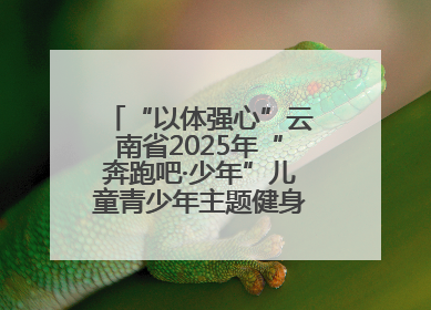 “以体强心”云南省2025年“奔跑吧·少年”儿童青少年主题健身活动正式启动