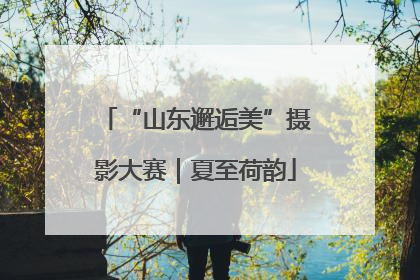 “山东邂逅美”摄影大赛｜夏至荷韵