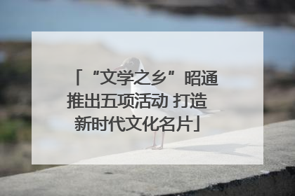“文学之乡”昭通推出五项活动 打造新时代文化名片