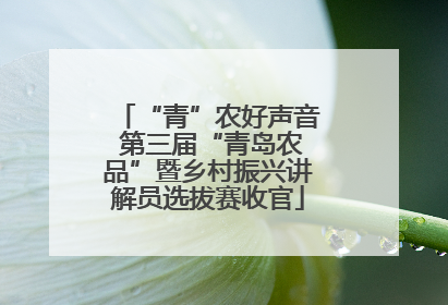 “青”农好声音 第三届“青岛农品”暨乡村振兴讲解员选拔赛收官