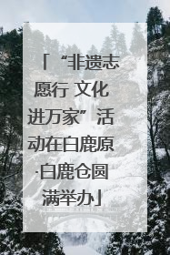 “非遗志愿行 文化进万家”活动在白鹿原·白鹿仓圆满举办