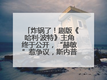 炸锅了！剧版《哈利·波特》主角终于公开，“赫敏”惹争议，斯内普变黑人……
