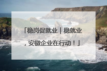 稳岗促就业｜稳就业，安徽企业在行动！