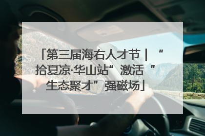 第三届海右人才节｜“拾夏凉·华山站”激活“生态聚才”强磁场