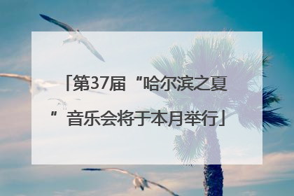 第37届“哈尔滨之夏”音乐会将于本月举行