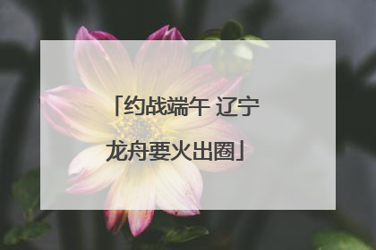 约战端午 辽宁龙舟要火出圈