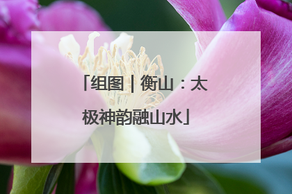 组图｜衡山：太极神韵融山水