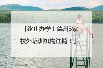 终止办学！德州3家校外培训机构注销！