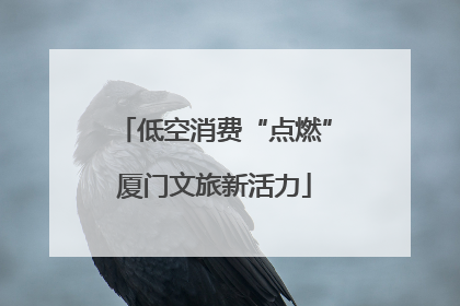 低空消费“点燃”厦门文旅新活力
