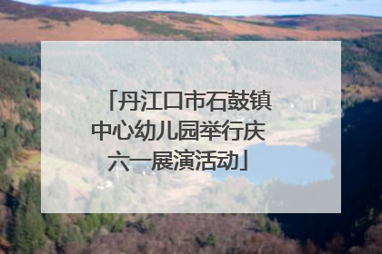 丹江口市石鼓镇中心幼儿园举行庆六一展演活动