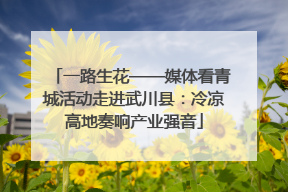 一路生花——媒体看青城活动走进武川县：冷凉高地奏响产业强音