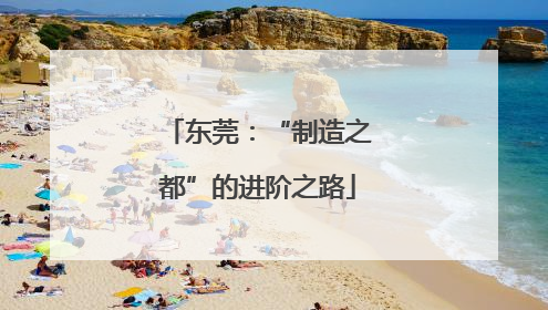 东莞：“制造之都”的进阶之路
