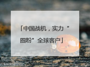 中国战机，实力“圈粉”全球客户