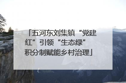 五河东刘集镇“党建红”引领“生态绿” 积分制赋能乡村治理