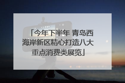 今年下半年 青岛西海岸新区精心打造八大重点消费类展览