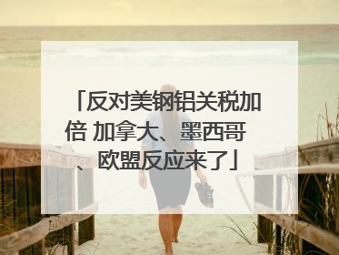 反对美钢铝关税加倍 加拿大、墨西哥、欧盟反应来了