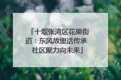 十堰张湾区花果街道：东风故里话传承 社区聚力向未来
