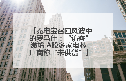 充电宝召回风波中的罗马仕：“访客”激增 A股多家电芯厂商称“未供货”