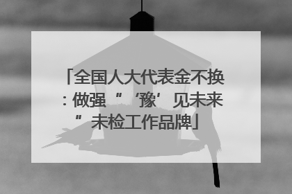 全国人大代表金不换：做强“‘豫’见未来”未检工作品牌