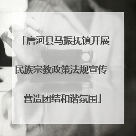 唐河县马振抚镇开展民族宗教政策法规宣传 营造团结和谐氛围