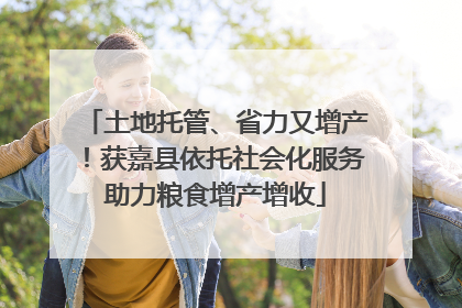 土地托管、省力又增产！获嘉县依托社会化服务助力粮食增产增收