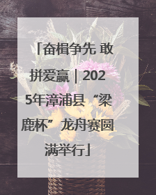 奋楫争先 敢拼爱赢｜2025年漳浦县“梁鹿杯”龙舟赛圆满举行