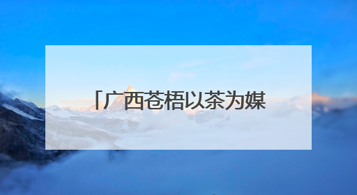 广西苍梧以茶为媒促振兴 文化赋能“绿叶”变“金叶”