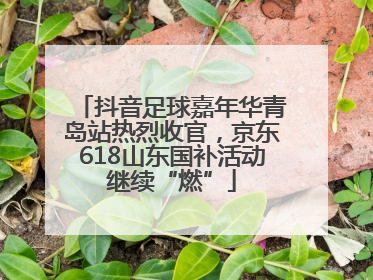 抖音足球嘉年华青岛站热烈收官，京东618山东国补活动继续“燃”