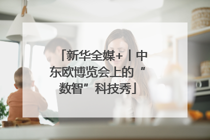 新华全媒+丨中东欧博览会上的“数智”科技秀