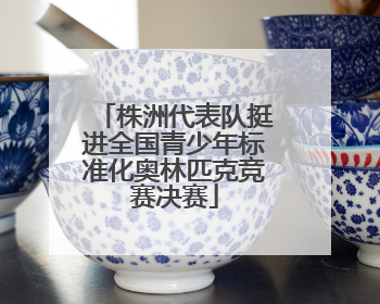 株洲代表队挺进全国青少年标准化奥林匹克竞赛决赛