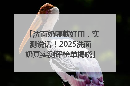 洗面奶哪款好用，实测说话！2025洗面奶真实测评榜单揭晓