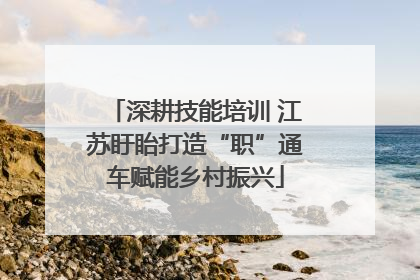 深耕技能培训 江苏盱眙打造“职”通车赋能乡村振兴