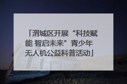 渭城区开展“科技赋能 智启未来”青少年无人机公益科普活动