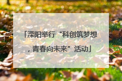 溧阳举行“科创筑梦想，青春向未来”活动