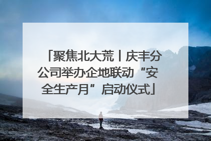 聚焦北大荒丨庆丰分公司举办企地联动“安全生产月”启动仪式