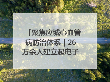 聚焦应城心血管病防治体系｜26万余人建立起电子健康档案