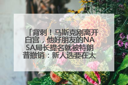 背刺！马斯克刚离开白宫，他好朋友的NASA局长提名就被特朗普撤销：新人选要在太空实现“美国优先”
