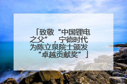致敬“中国锂电之父”，宁德时代为陈立泉院士颁发“卓越贡献奖”