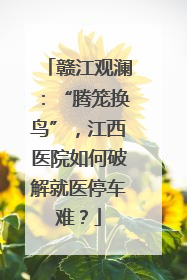 赣江观澜：“腾笼换鸟”，江西医院如何破解就医停车难？