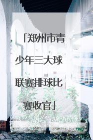 郑州市青少年三大球联赛排球比赛收官