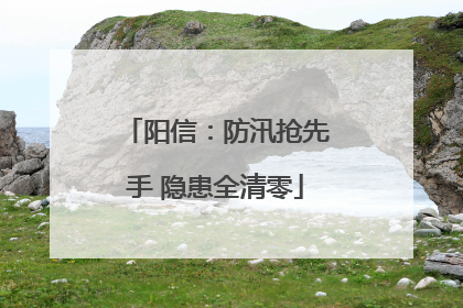 阳信：防汛抢先手 隐患全清零
