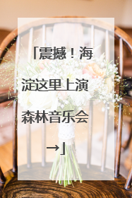 震撼！海淀这里上演森林音乐会→