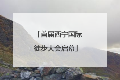 首届西宁国际徒步大会启幕