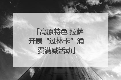 高原特色 拉萨开展“过林卡”消费满减活动
