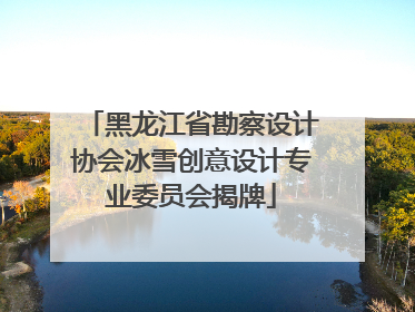 黑龙江省勘察设计协会冰雪创意设计专业委员会揭牌