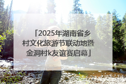 2025年湖南省乡村文化旅游节联动地暨金洞村k友谊赛启幕