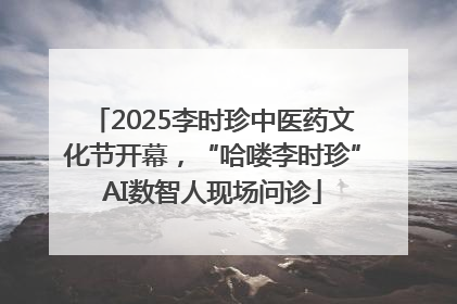 2025李时珍中医药文化节开幕，“哈喽李时珍”AI数智人现场问诊