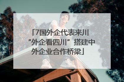 7国外企代表来川 “外企看四川”搭建中外企业合作桥梁
