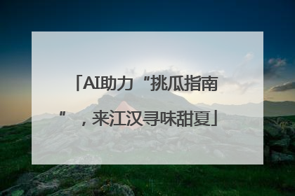 AI助力“挑瓜指南”，来江汉寻味甜夏